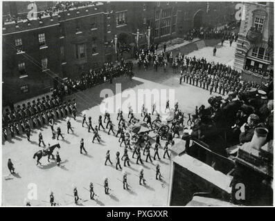 Cortège funéraire du roi Edward VII 1910 Banque D'Images