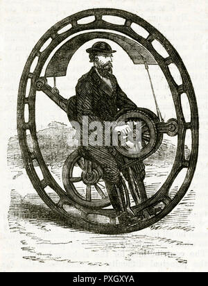 Le monocycle de Hemming 1869 Banque D'Images