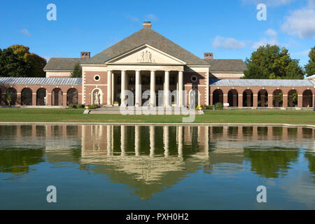 Saratoga Spa State Park. Ce monument historique offre une diversité culturelles, esthétiques et récréatives. Banque D'Images