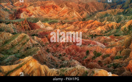 Skazka conte Canyon au Kirghizistan, prises en août 2018 Banque D'Images