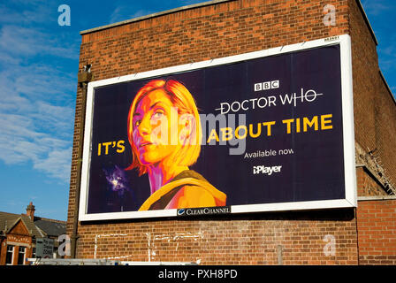 Panneaux publicitaires Dr qui Banque D'Images