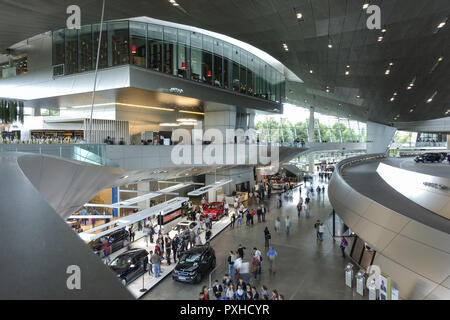 BMW-Welt, Auslieferungs- und Erlebniszentrum, München, Bayern, Deutschland, Europa, BMW World, BMW-Welt centre d'expérience et de livraison, Munich, Bavari Banque D'Images