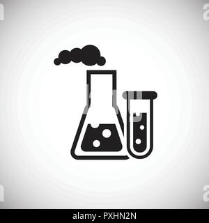 La recherche d'huile de la pétrochimie sur fond blanc Illustration de Vecteur