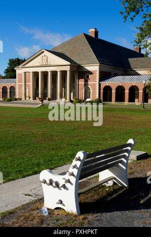 Saratoga Spa State Park. Ce monument historique offre une diversité culturelles, esthétiques et récréatives. Banque D'Images