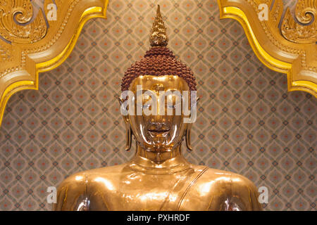 Phra Phuttha Maha Suwana Patimakon, le Bouddha d'Or de Wat Traimit, Bangkok, Thaïlande. Banque D'Images