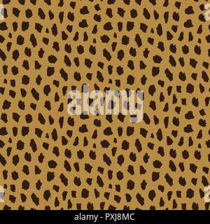 Modèle avec la peau transparente cheetah. Animal Illustration de Vecteur