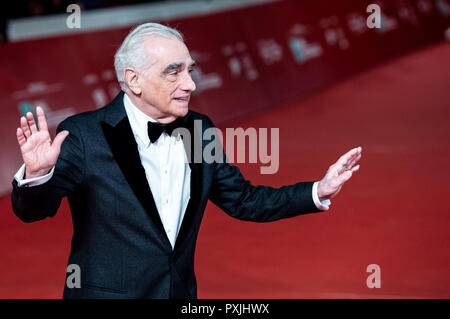 Rome, Italie, 22 octobre 2018. Martin Scorsese s'occupe le tapis rouge lors de la 13ème Festival du Film de Rome à l'Auditorium Parco della Musica, le 22 octobre 2018.. Photo par Giuseppe Maffia Crédit : Giuseppe Maffia/Alamy Live News Banque D'Images