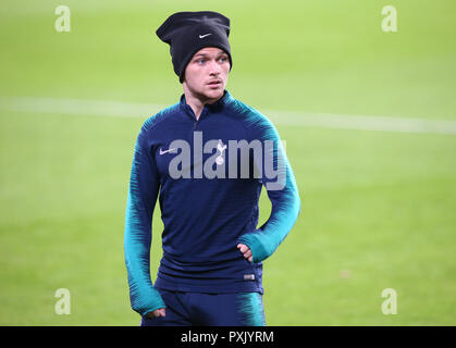 Eindhoven, Pays-Bas. 23 octobre. 2018 Tottenham Hotspur's Kieran Trippier durant la formation de Tottenham Hotspur session avant la Ligue des Champions Groupe B match contre le PSV Eindhoven à Phillips stadium, à Eindhoven, Pays-Bas, le 23 Oct , 2018 Action Crédit photo : Crédit photo Action Sport Sport/Alamy Live News Banque D'Images