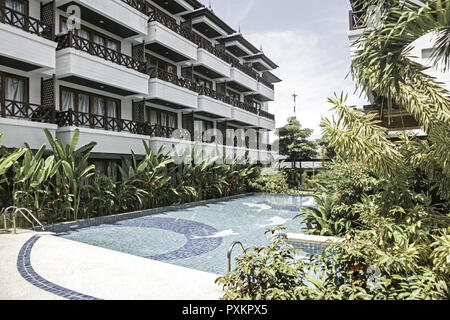 La Thaïlande, Provinz Krabi, l'Aonang Buri Resort, Hotel, Hotel, Piscine, Piscine, Asien, Suedostasien, Reiseziel, Ausflugsziel, Tourismus, Ruhig, Banque D'Images