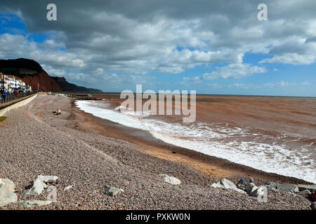 La ville de Sidmouth, Devon, UK Banque D'Images