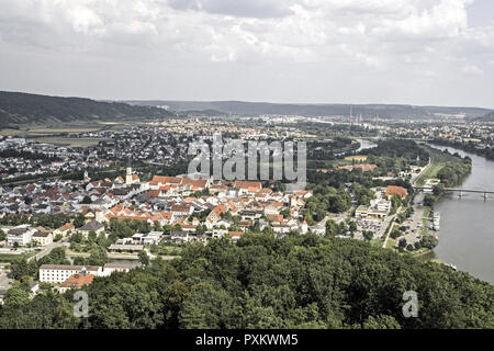 Deutschland, Bayern, Kehlheim, Niederbayern, Stadtansicht Banque D'Images