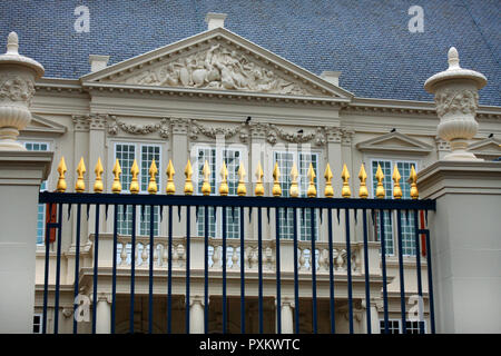 Le Palais royal 'Paleis Noordeinde" à La Haye (Den Haag) aux Pays-Bas Banque D'Images