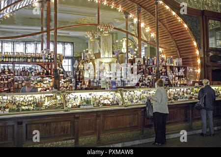 Saint Petersburg, gourmet tempel Jelissejew Banque D'Images
