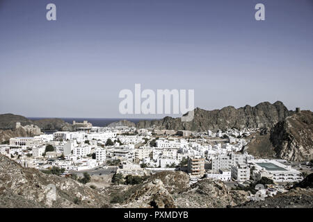 L'Oman, la vieille ville de Muscat Banque D'Images