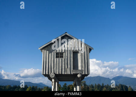 VICTORIA, CANADA - 12 septembre 2018 : l'installation d'art lightshed. Créé par Emily Carr, artiste et professeur Liz Magor, Banque D'Images