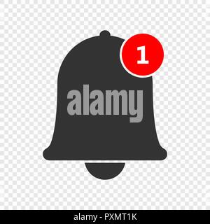 L'icône de notification de Bell. Vecor illustration pour votre conception Illustration de Vecteur