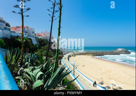 Praia do Norte, North Beach, Ericeira, Côte de Lisbonne, Portugal Banque D'Images