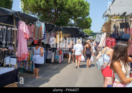 Marché de rue de Puerto Banus, Marbella, Espagne Banque D'Images