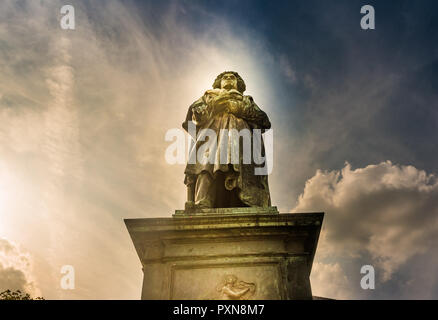 Monument Beethoven à Bonn, en Allemagne.Il a été inauguré le 12 août 1845 Banque D'Images