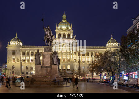 Musée National, dernière réparation avant l'ouverture, 22.10.2018 (CTK Photo / Petr Salek) Banque D'Images