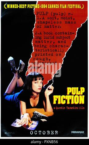 Pulp Fiction - Original movie poster Banque D'Images