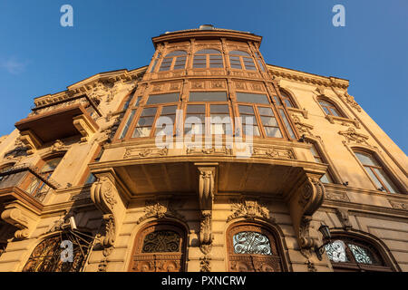 L'Azerbaïdjan, Bakou, vieille ville, l'architecture traditionnelle Banque D'Images