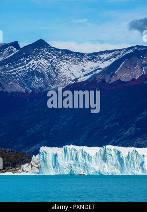 Le glacier Perito Moreno, le Parc National Los Glaciares, Province de Santa Cruz, Patagonie, Argentine Banque D'Images