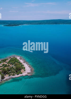 La Croatie, Cres, Mer Adriatique Banque D'Images