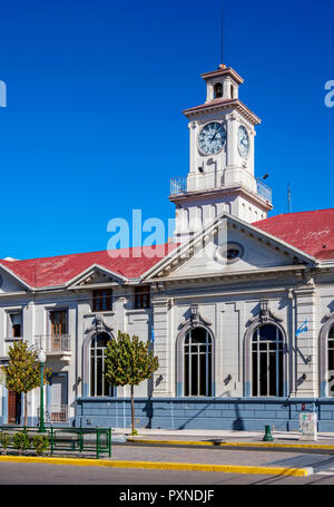 Édifice de la Banque nationale, Trelew, le Welsh, Règlement de la Province de Chubut, en Patagonie, Argentine Banque D'Images