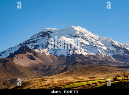 Volcan Chimborazo, Équateur, province de Chimborazo Banque D'Images