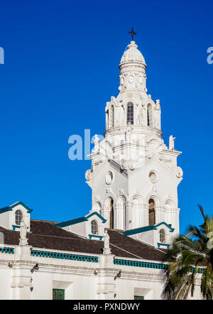 Cathédrale Métropolitaine de Quito à la place de l'indépendance ou à la Plaza Grande, Quito, Équateur, la province de Pichincha Banque D'Images