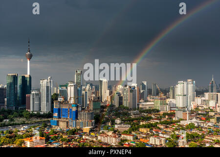 City skyline, Kuala Lumpur, Malaisie Banque D'Images