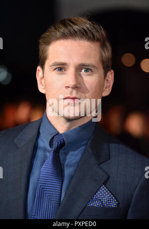 Allen Leech assistant à la Bohemian Rhapsody Première mondiale tenue à l'Aréna de l'ETI, Wembley, Londres. Banque D'Images