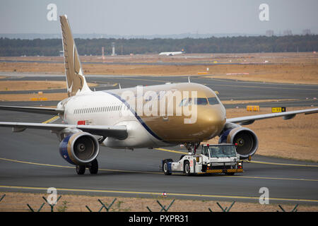 A9C-AM, l'Airbus A320-214 der Gulf Air Am Flughafen Frankfurt am Main (FRA), 23.09.2018 Banque D'Images