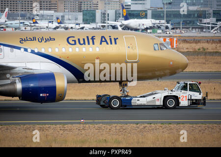 A9C-AM, l'Airbus A320-214 der Gulf Air Am Flughafen Frankfurt am Main (FRA), 23.09.2018 Banque D'Images