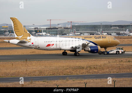 A9C-AM, l'Airbus A320-214 der Gulf Air Am Flughafen Frankfurt am Main (FRA), 23.09.2018 Banque D'Images