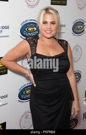 Vous pourrez assister à Paul Strank Charitable Trust au Gala annuel du Club de la Banque d'Angleterre, Roehampton, comprend : Nadia Essex où : London, Royaume-Uni Quand : 22 Sep 2018 Credit : Phil Lewis/WENN.com Banque D'Images