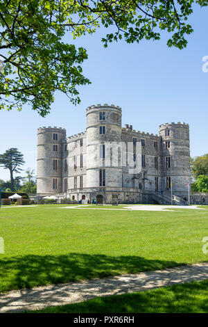 17ème siècle château de Lulworth et Park, East, Lulworth Dorset, Angleterre, Royaume-Uni Banque D'Images