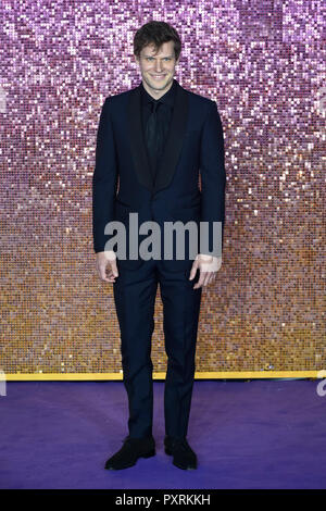 Londres, Royaume-Uni. 23 octobre 2018. Max Bennett arrive pour la première mondiale du film 'Bohemian Rhapsody' à l'ETI à Wembley Arena. Crédit : Stephen Chung / Alamy Live News Banque D'Images