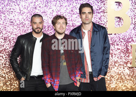 Londres, Royaume-Uni. 23 octobre, 2018. Busted lors de la première mondiale de 'Bohemian Rhapsody' à Wembley Arena, Londres. Photo : Steve Sav/Featureflash Crédit : Paul Smith/Alamy Live News Banque D'Images