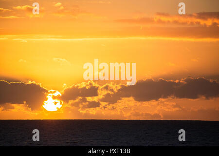 Lever du soleil près de Cabo Pulmo, Baja California Sur, Mexique Banque D'Images