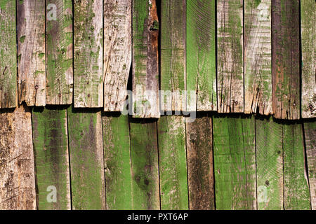 Vieux vert antique conviendra en bois l'arrière-plan, un mur ou rustique Banque D'Images