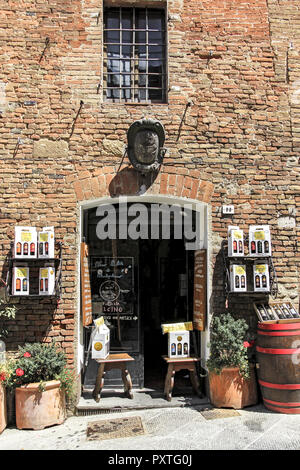 Italien, Städtchen Montepulciano dans der Toskana, Italie, Montepulciano en Toscane, Toscane, Montepulciano, ville, ville, province, pittoresque, Sienne, moi Banque D'Images