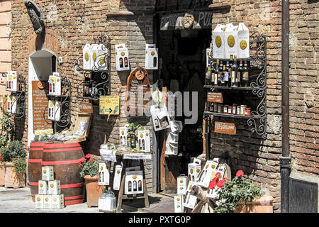 Italien, Städtchen Montepulciano dans der Toskana, Italie, Montepulciano en Toscane, Toscane, Montepulciano, ville, ville, province, pittoresque, Sienne, moi Banque D'Images