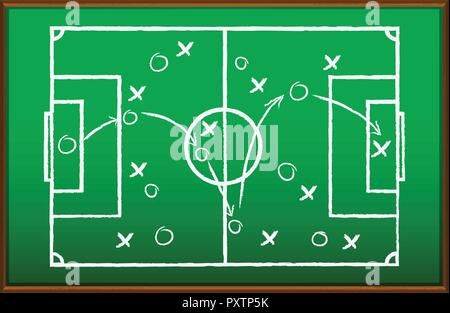 Plan de jeu sur l'illustration du vert Illustration de Vecteur