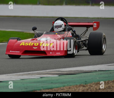 Bletsoe Michael Brown, Chevron B27, Derek Bell trophée, la Formule Atlantique, Formule 2, Formule 5000, HSCC Silverstone, finale, Silverstone, octobre 2018, Banque D'Images