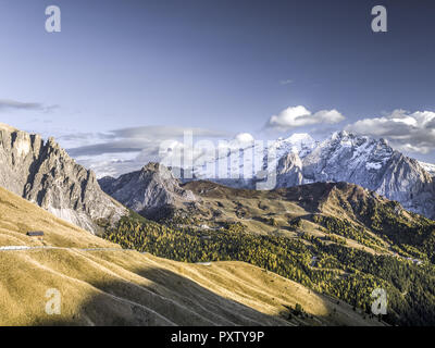 Sella, Dolomites Tyrol du Sud, Italie Col Banque D'Images