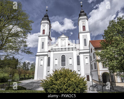 Monastère d'Irsee, Bavière, Allemagne Banque D'Images