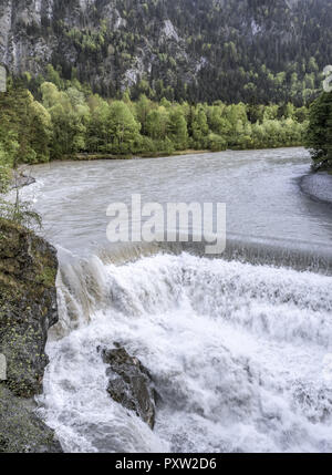 Lech Falls bear Füssen, Bavière, Allemagne Banque D'Images