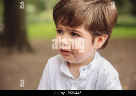 Portrait d'enfant en pleurs Banque D'Images